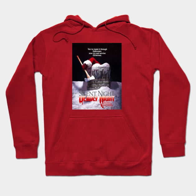 Silent Night, Deadly Night Hoodie by Asanisimasa